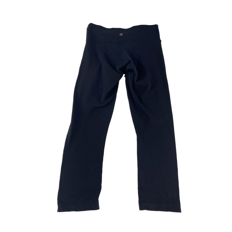 Womens Lululemon Black Ankle Leggings Size 2