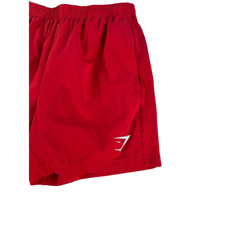 Mens Gymshark Red Sport Shorts Size Medium