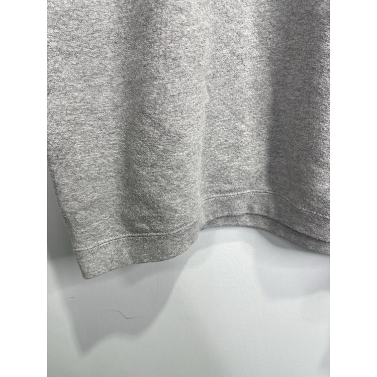 Youth Grey Vintage Nike Yellow Swoosh Logo Pullover Sweatshirt Sz L (12-14)