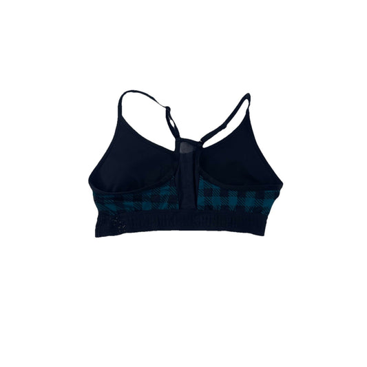 Womens PINK Victoria Secret Buffalo Pattern Sports Bra Size M