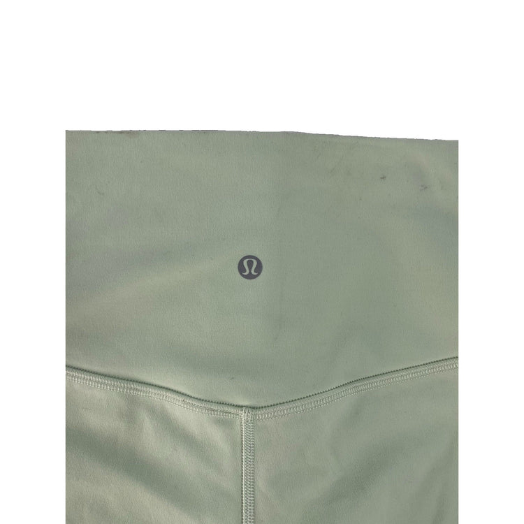 Women's Lululemon Athletica High-Rise Bike Shorts, Light Green Size 6
