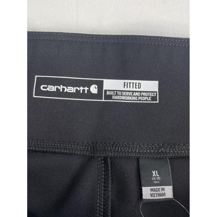 Womens Carhartt Forced Fitted Utility Leggings Black Size Xl