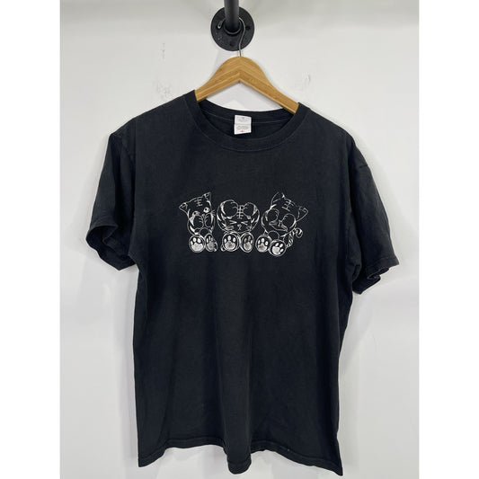 Vintage 1990’s 3 Kittens Graphic Print T-shirt Size Large