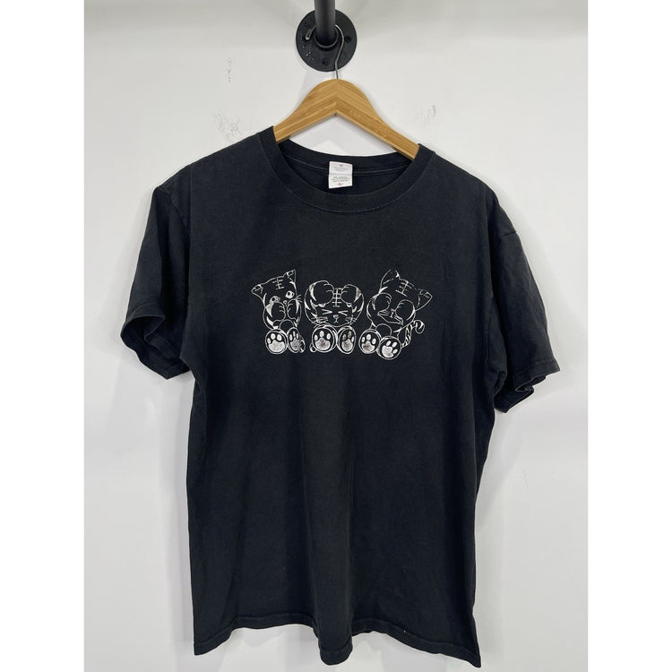 Vintage 1990’s 3 Kittens Graphic Print T-shirt Size Large