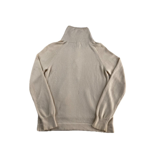 Womens Ralph Lauren Tan Knitted Long Sleeve Turtle Neck L/g