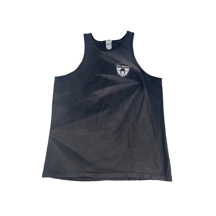 Men Vintage Las Vegas Raiders "Old School - Take No Prisoners" Tank Top Size 2XL