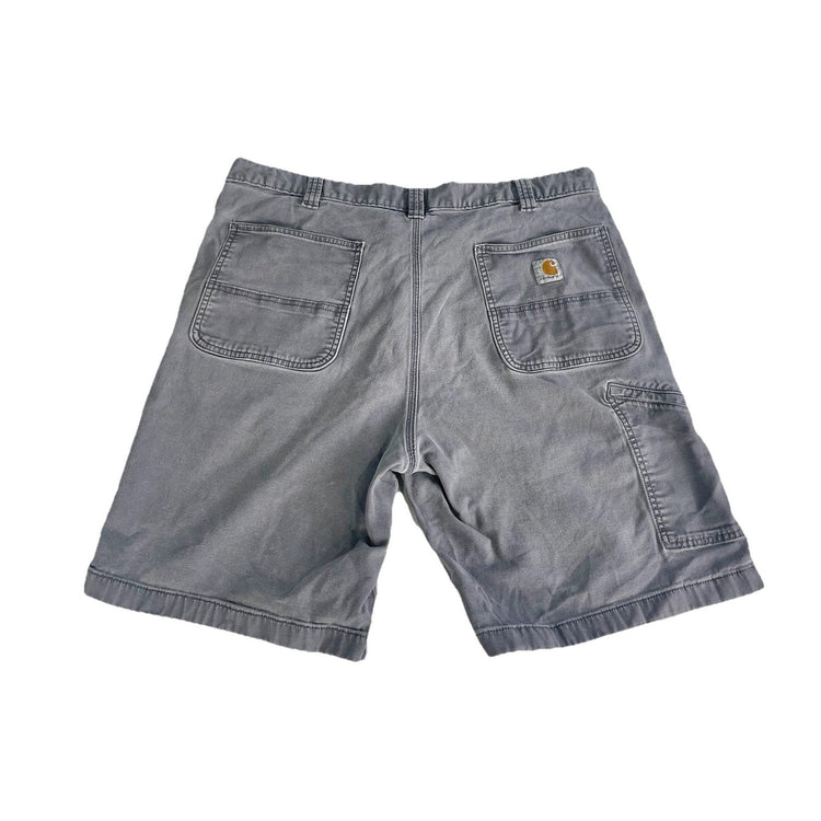 Mens Carhartt Gray Relaxed Fit Cargo Shorts Size 40