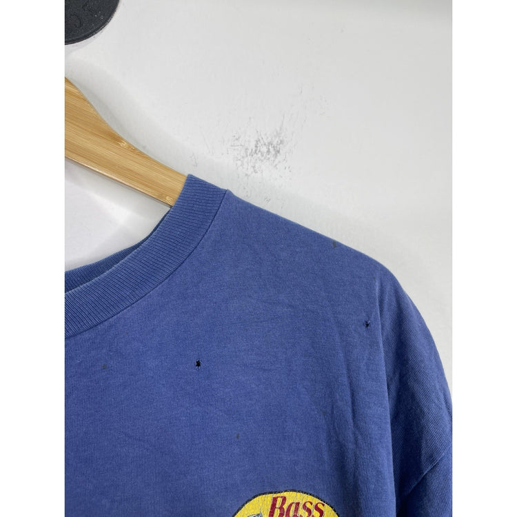 Men’s Blue Bass Pro Shops Fish SpringField, Mo Graphic T-Shirt Sz XL