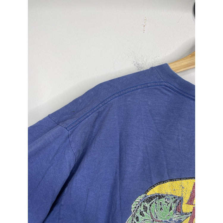 Men’s Blue Bass Pro Shops Fish SpringField, Mo Graphic T-Shirt Sz XL