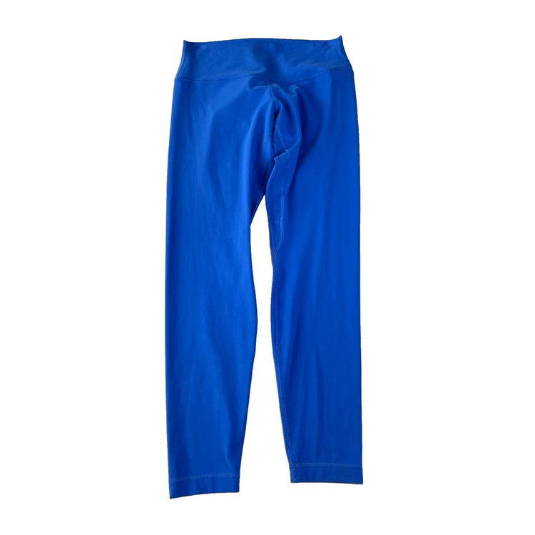 ⁠Womens Lululemon Royal Blue High Rise Athletic Yoga Gym Leggings Size 12