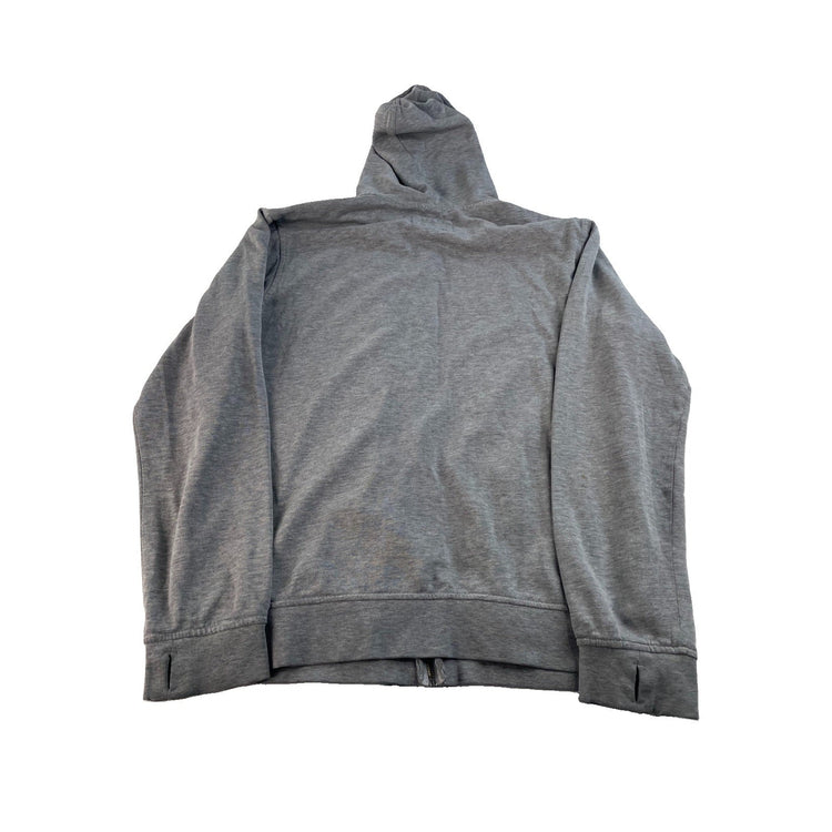 Men's Hurley Gray Full-Zip Hoodie Graphic Jacket Size Large