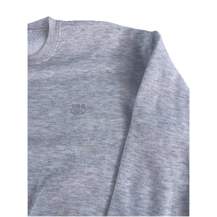 Vintage USA Olympic Sweatshirt Gray Crewneck JCPenney Size L