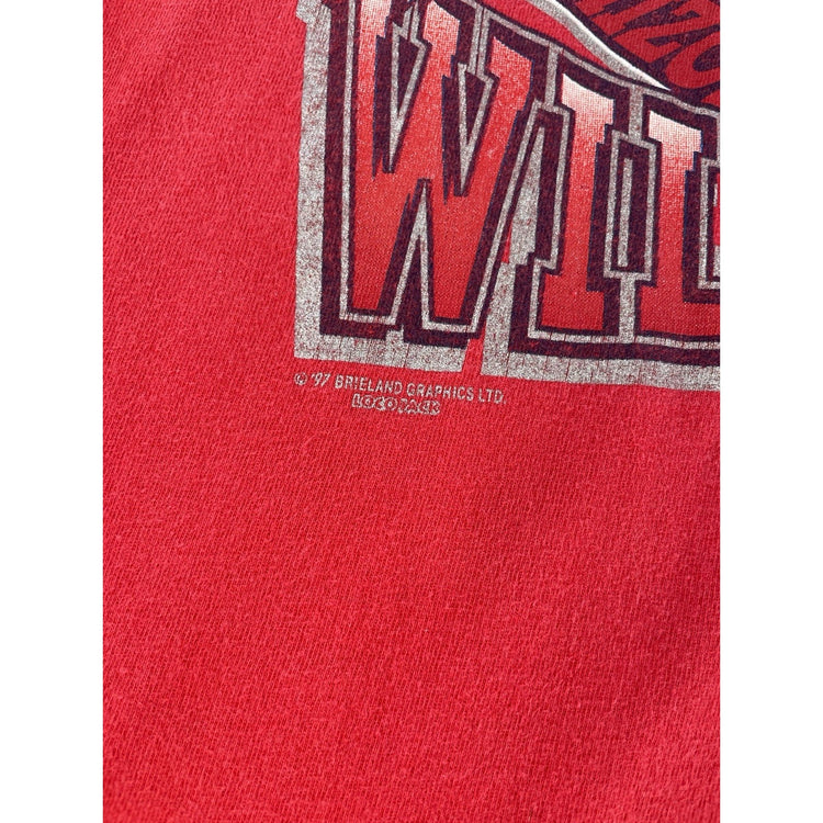 Mens Vintage 90s Hanes Arizona Wildcats 1997 National Champions T Shirt Size XL