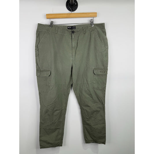 Mens Olive Green Oakley Pants Size 38