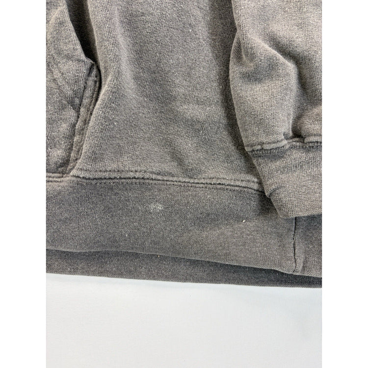 Men’s RARE Gray Vintage Dragon With Studded Hoodie Size M