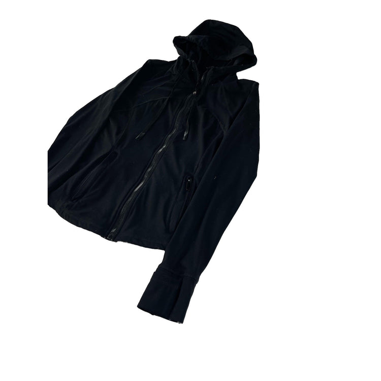 Womens Lululemon Black Hooded Define Full Zip Hoodie Size S