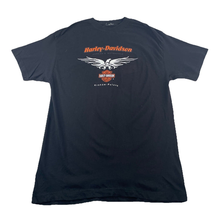 Mens Harley Davidson America’s Motorcycle Basic Black Tee Size M