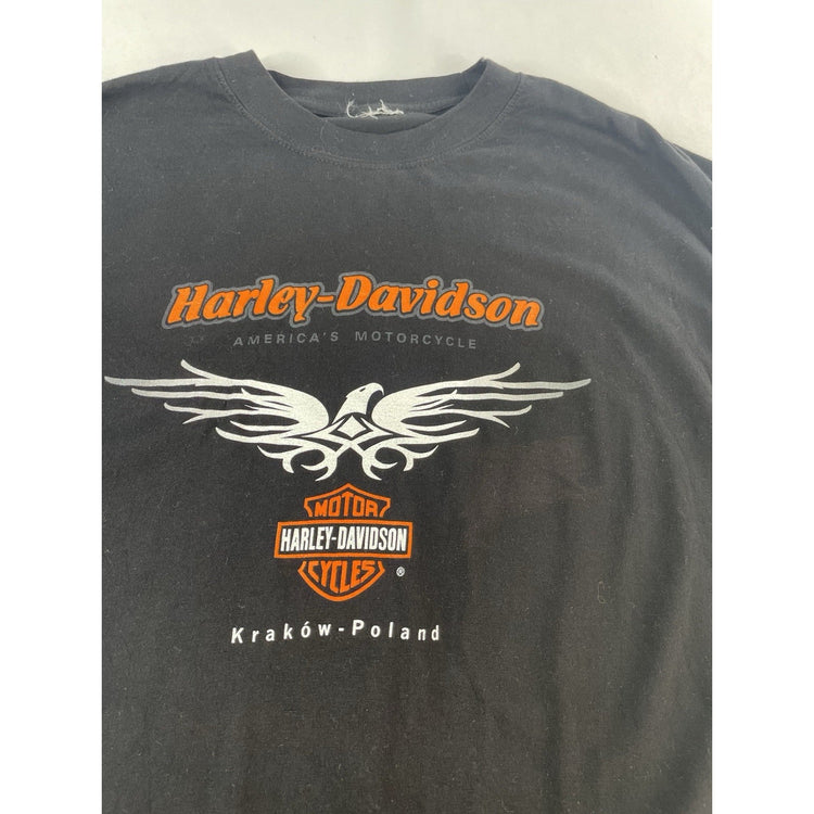 Mens Harley Davidson America’s Motorcycle Basic Black Tee Size M
