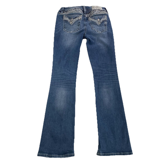 Womens Vintage Miss Me Bootcut Blue Jeans Size 29