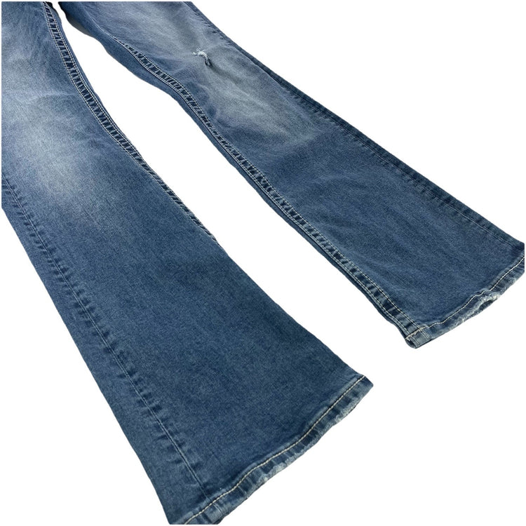 Womens Vintage Miss Me Bootcut Blue Jeans Size 29