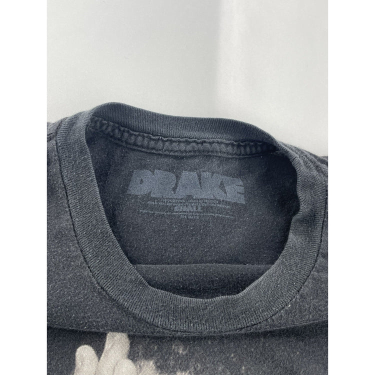 Unisex 2010s Drake Grapic Black Tee Size S
