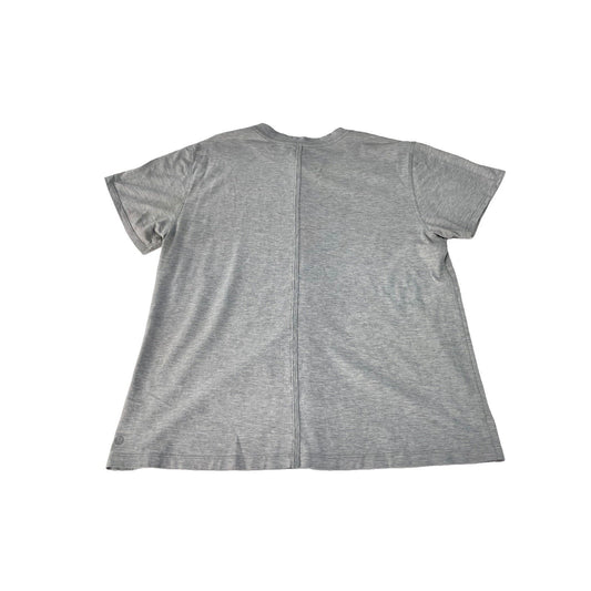 Womens Lululemon Heathered Gray Love Crew Back Seam Soft Cotton T-Shirt Size XL
