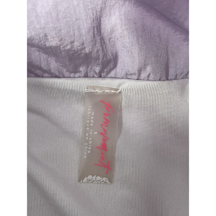 Women FP Movement Lavender "The Way Home" HighRise Athletic Running Shorts SizeS