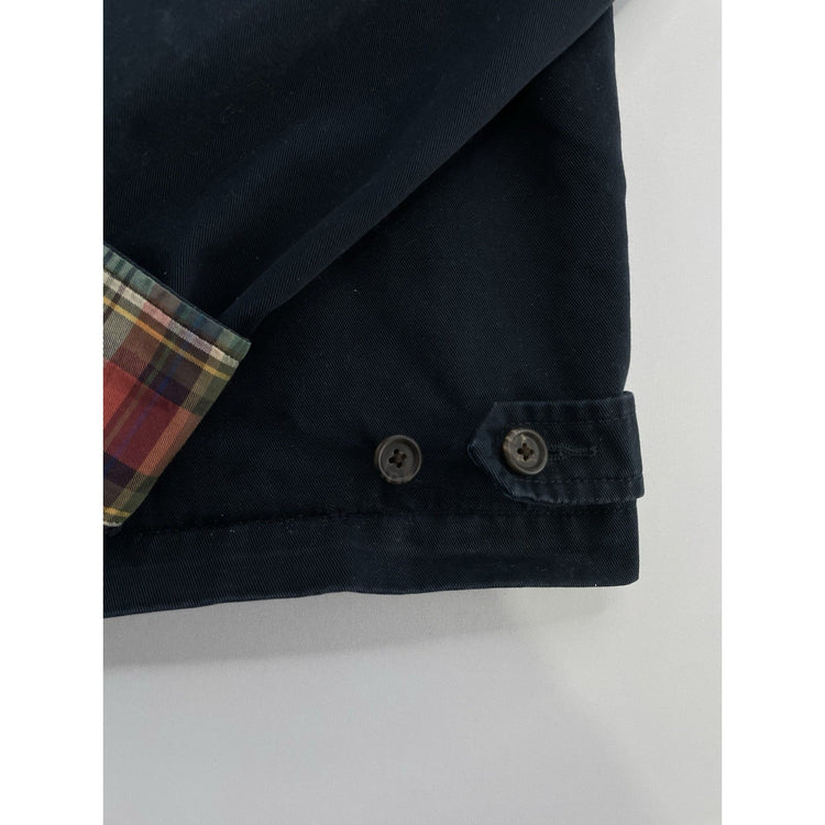 Mens Polo Ralph Lauren Size Medium Navy Blue Harrington Jacket
