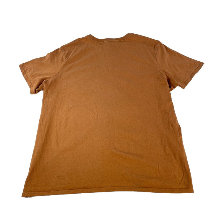 Mens Carhartt Clay Brown Loose Fit Short Sleeve Pocket T Shirt Size 3X