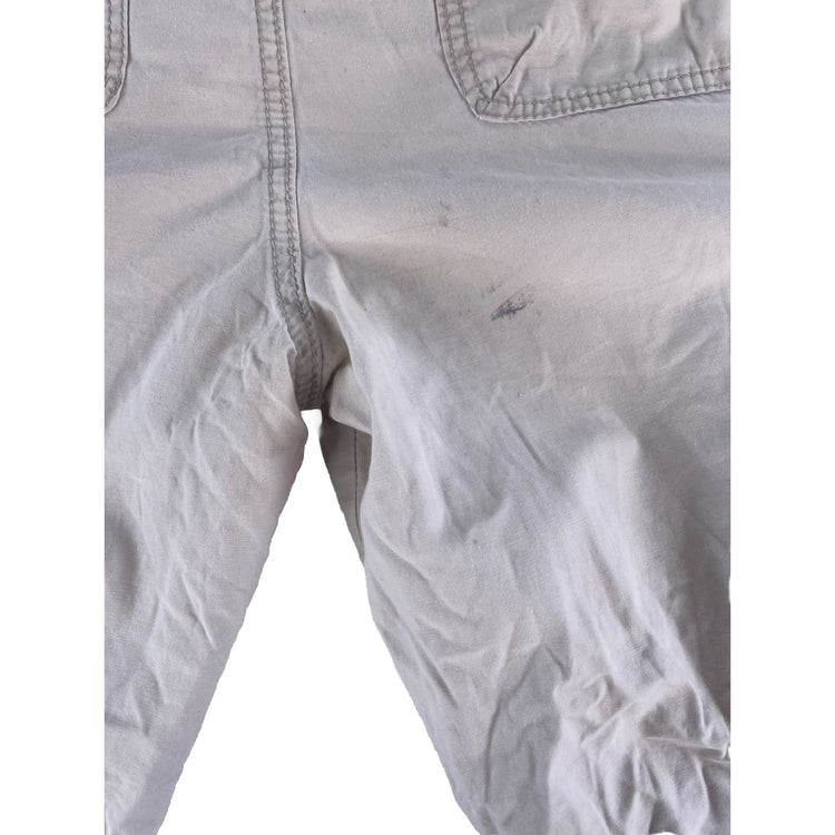 Men’s Unionbay Beige Cotton Utility Multi-Pocket Cargo Shorts Size 34