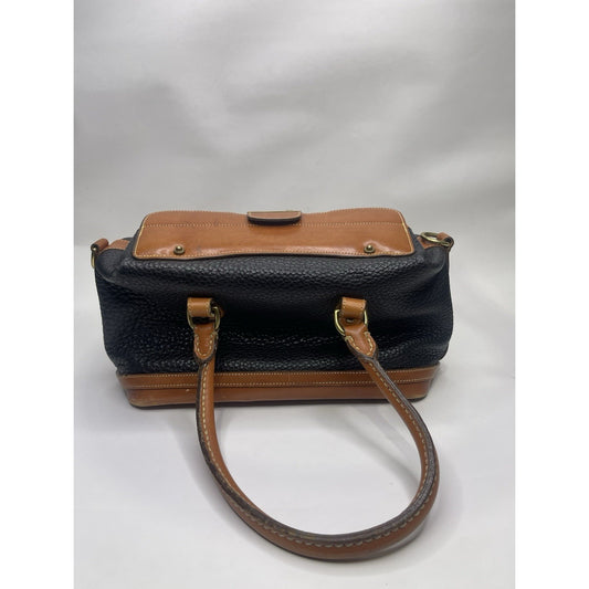 Dooney & Bourke Lot All Weather Leather Black/Brown Handbag Crossbody