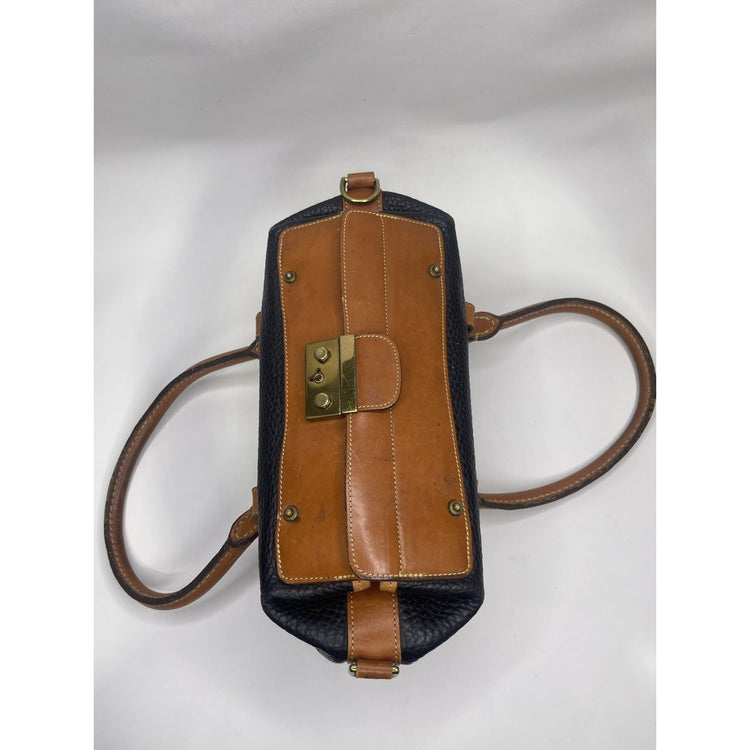 Dooney & Bourke Lot All Weather Leather Black/Brown Handbag Crossbody