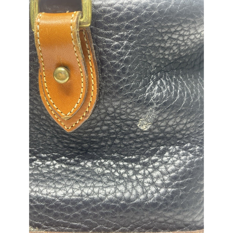 Dooney & Bourke Lot All Weather Leather Black/Brown Handbag Crossbody