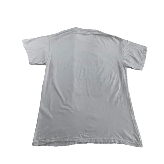 Mens Vintage 1994 DeKuyper Schnapps & Cordials White Graphic T Shirt Size Medium