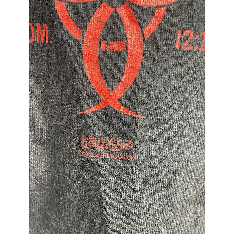 Vintage 2003 Men’s Kerusso Social Hazard I Will Not Conform Christian Black T-Shirt Size 2XL