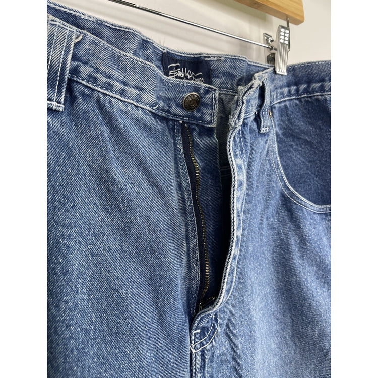 Men’s Brooklyn Xpress Jeans Co. Light Wash Denim Shorts 40x12