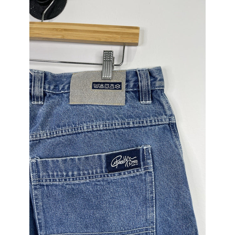 Men’s Brooklyn Xpress Jeans Co. Light Wash Denim Shorts 40x12