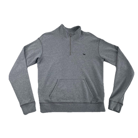 Womens Victoria’s Secret PINK Grey Quarter Zip Sweater Size XS