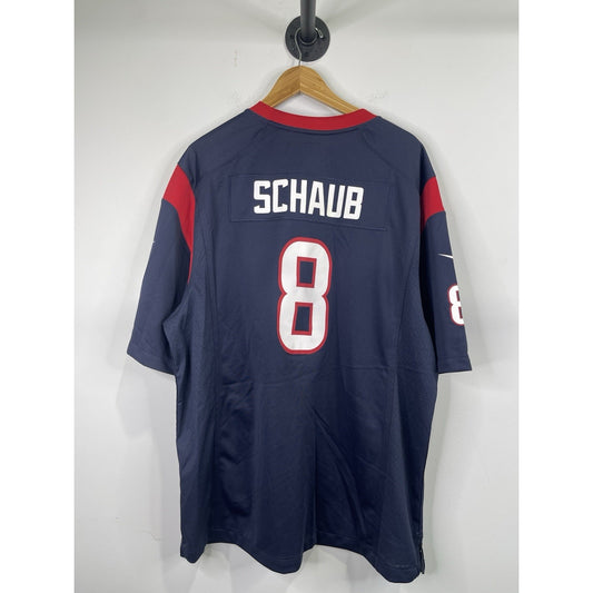 NWT Men's Nike On Field Texans Jersey  #8 Schaub Size XL