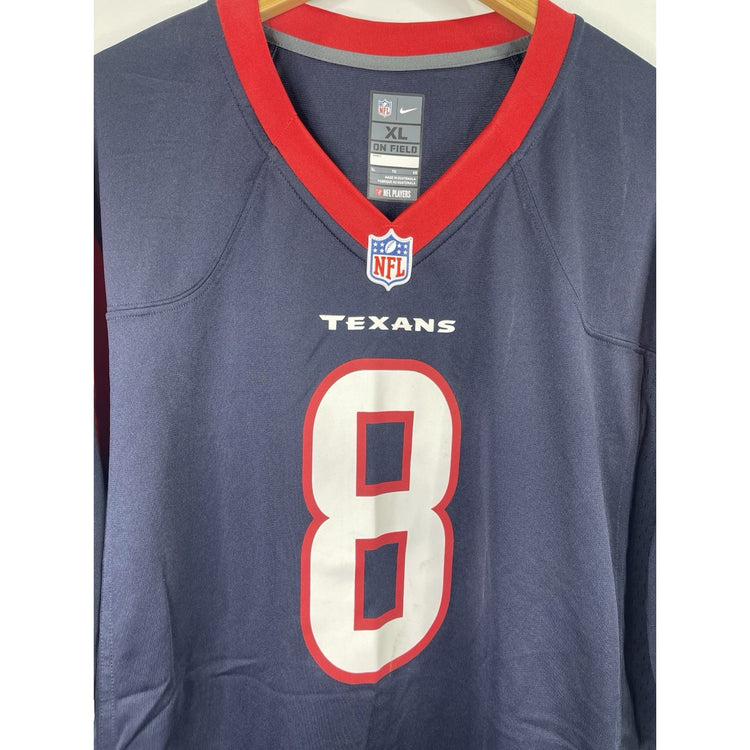 NWT Men's Nike On Field Texans Jersey  #8 Schaub Size XL