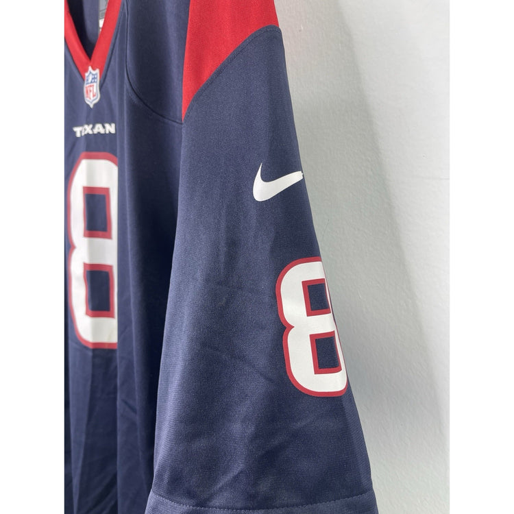 NWT Men's Nike On Field Texans Jersey  #8 Schaub Size XL