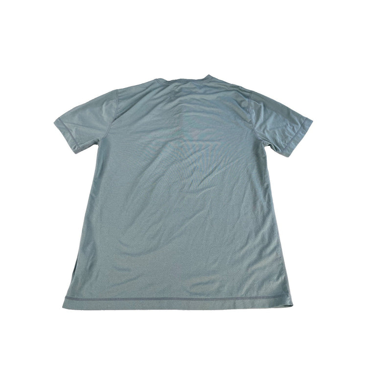 Men Vuori Sage Light Green Heathered Tradewind Performance Pocket T-Shirt Size L