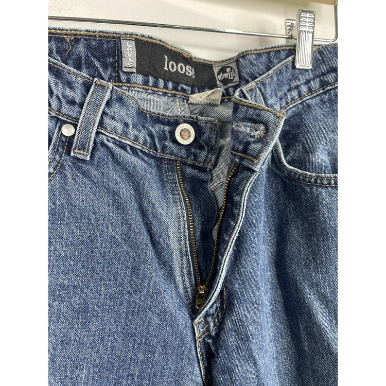Vintage Men’s Levis Blue Denim Silver Tab Levi Loose Jeans Size 28