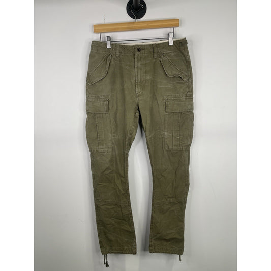 Polo Ralph Lauren Utility Surplus Chino Cargo Pants Mens 30X30 Olive Classic Fit