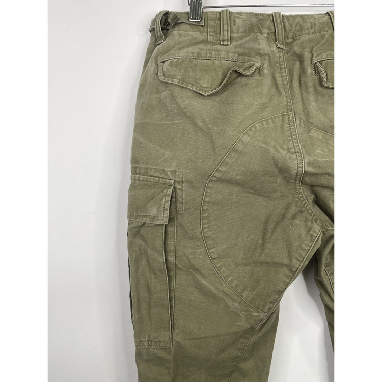 Polo Ralph Lauren Utility Surplus Chino Cargo Pants Mens 30X30 Olive Classic Fit