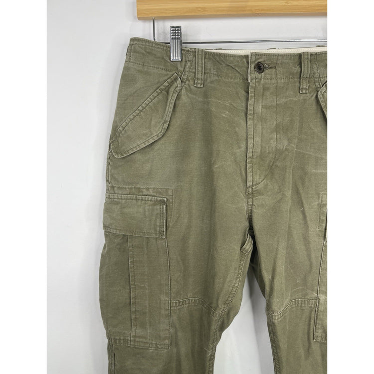 Polo Ralph Lauren Utility Surplus Chino Cargo Pants Mens 30X30 Olive Classic Fit
