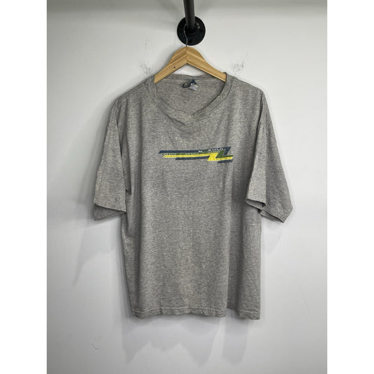 Men’s Vintage 90s Bo One Soul Gray Short Sleeve Graphic Print T Shirt Sz XL