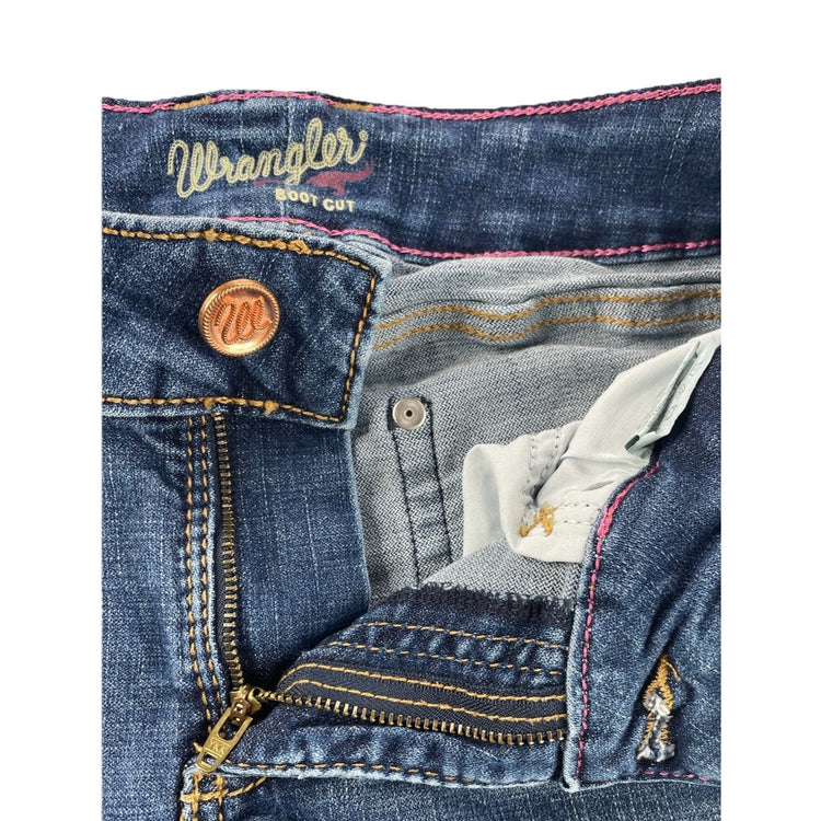 Women’s Wrangler Bootcut Blue Jeans Size 1x32