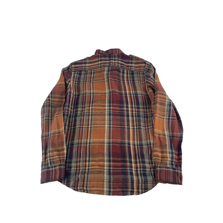 Mens Ralph Lauren Multicolor Buttondown Shirt Plaid Pattern Size 8