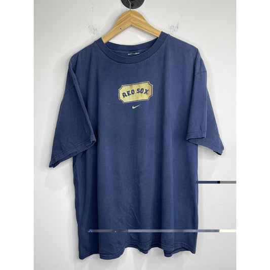 Vintage 00s Nike Center Swoosh Boston Red Socks T-shirt Size Xl